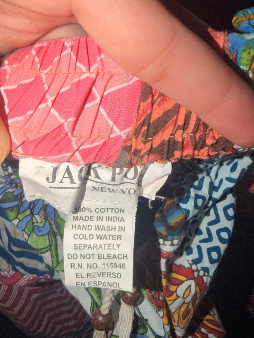 Jackpot patchwork pants - Picture 2 of 3